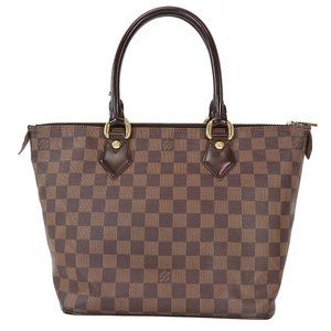 Saleya PM Damier Ebene Tote Hand Shoulder Bag